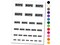 Nope Bold Border School Teacher Temporary Tattoo Water Resistant Fake Body Art Set Collection